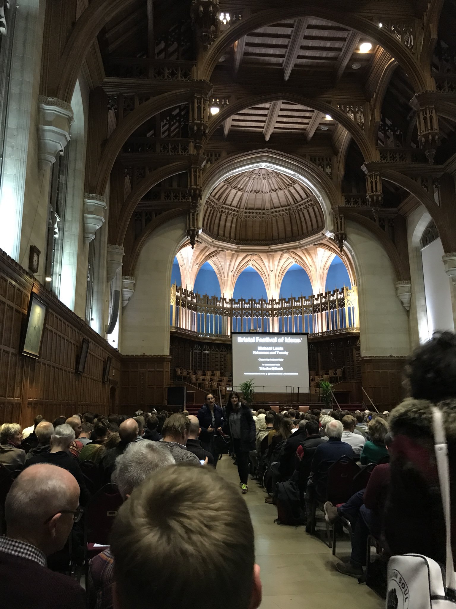 Not been in this room for 18 years when I sat an economics final, ironically. @FestivalofIdeas #economicsfest https://t.co/XxNSTYLkgU